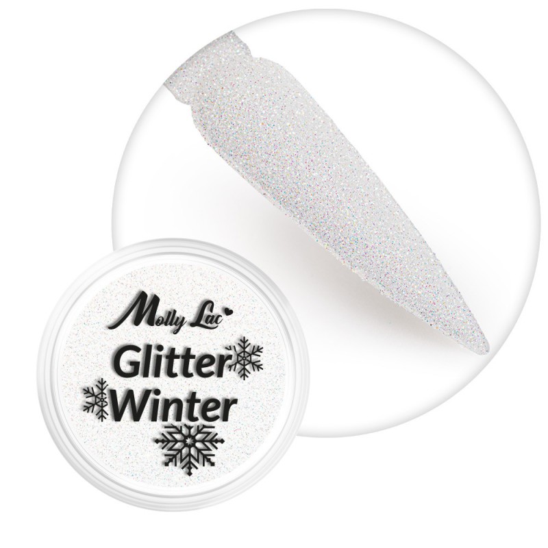 MollyLac Pyłek Do Paznokci Glitter Winter 1g Nr 8