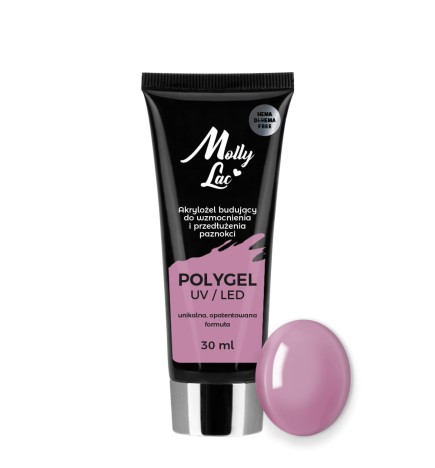 Mollylack Akrylożel Budujący Polygel nr.20 Bean Paste 30ml