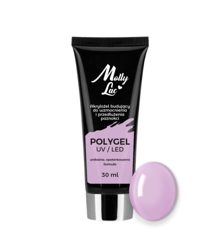 Mollylack Akrylożel Budujący Polygel nr.26 Wild Orchid 30ml