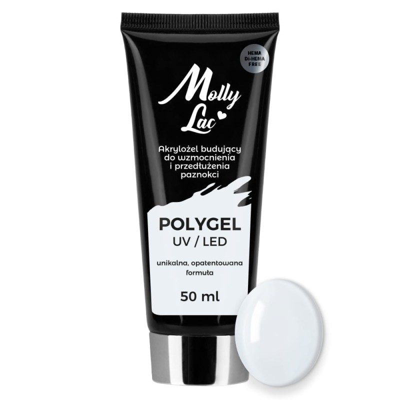 Mollylack Akrylożel Budujący Polygel nr.03 Natural 50ml