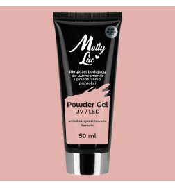 Mollylack Akrylożel Budujący Powder Gel nr.05 Nude 50ml