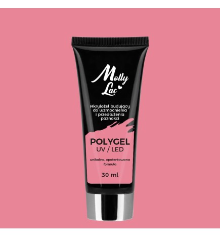 Mollylack Akrylożel Budujący Polygel nr.24 Peony 30ml