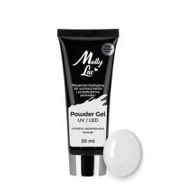 Mollylac Powder Gel Akrylożel Budujący Hema/Di-Hema Free Clear 30 Ml Nr 01