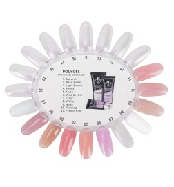 Mollylac Powder Gel Akrylożel Budujący Hema/Di-Hema Free Clear 30 Ml Nr 01