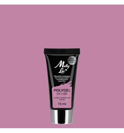 Polygel Akrylożel Mollylac Budujący Hema/Di-Hema Free Bean Paste 15 Ml Nr 20