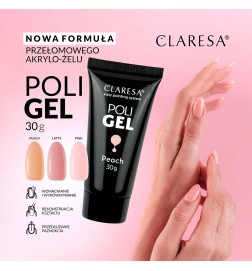 Claresa - Poli Gel Żel Budujący Latte 30g