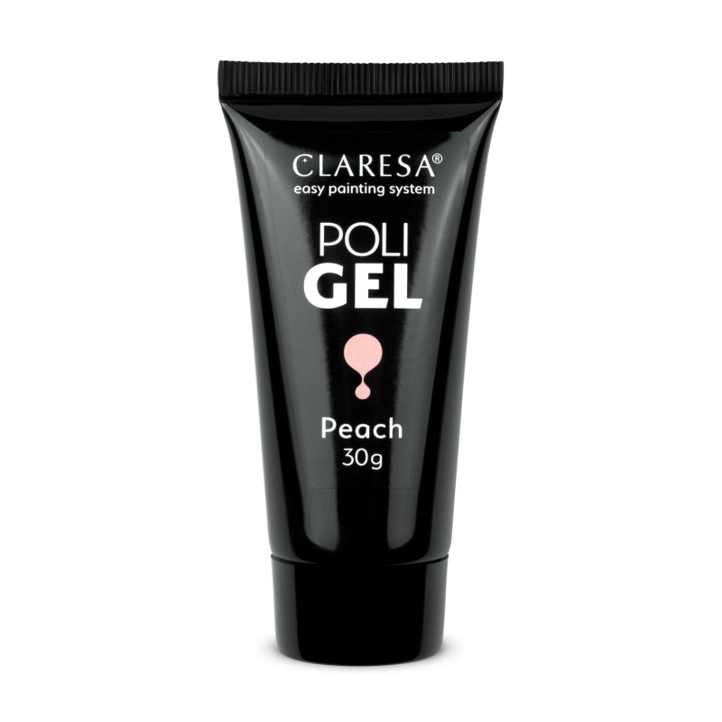 Claresa - Poli Gel Żel Budujący Peach 30g