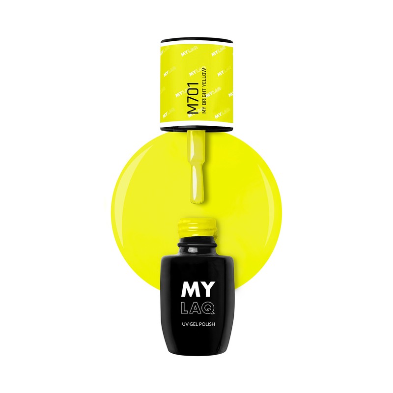 Lakier Hybrydowy MyLaq M701 My Bright Yellow 5ml