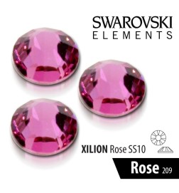 Cyrkonie A'la Swarovski SS10 Rose 50szt